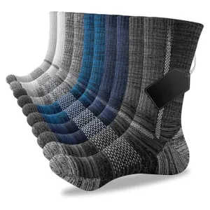 5 Pair Stretchable Cushioned Socks – All-Day Comfort and Support