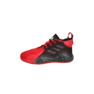 Adidas D Rose 773 2020 Sport Shoes Fabric Red Colour For Kids