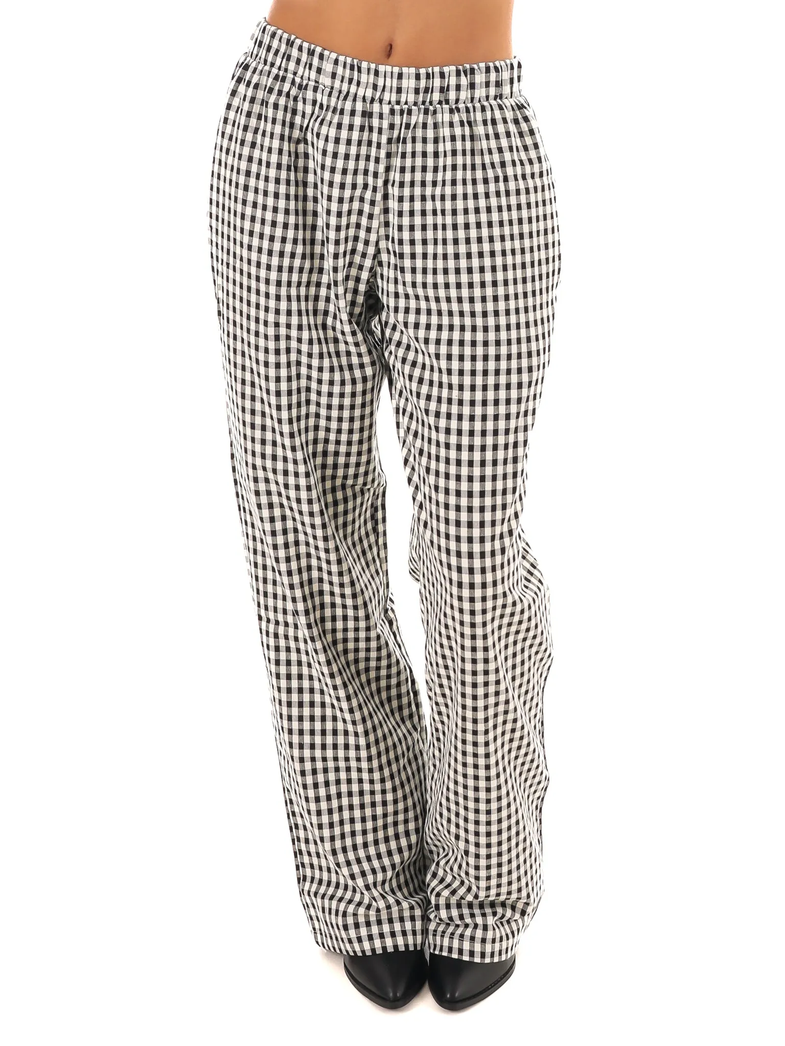 All Day Comfort Gingham Pants
