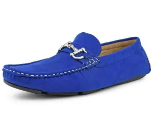 Amali Luxe Walken Men’s Royal Blue Vegan Loafers