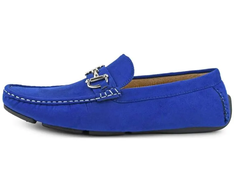 Amali Luxe Walken Men’s Royal Blue Vegan Loafers