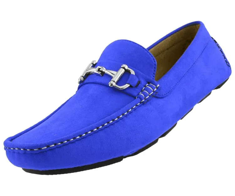 Amali Luxe Walken Men’s Royal Blue Vegan Loafers