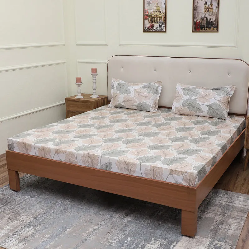 Arni Ethnic Bedsheet - Peach