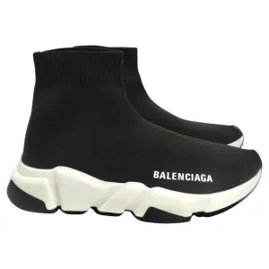 Balenciaga Black Knit Speed Trainer
