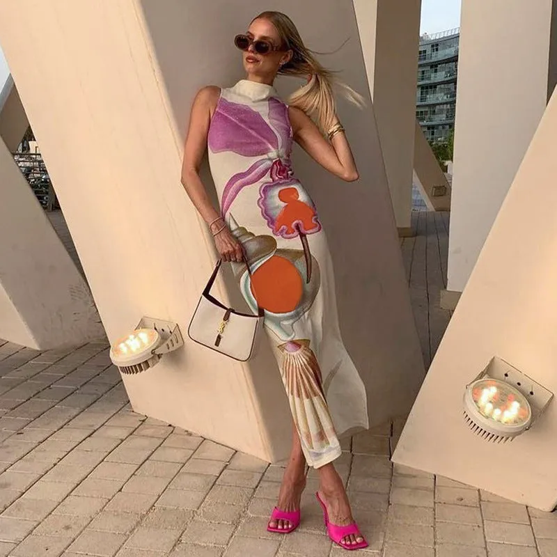 Bonnyshow Promyse Printed Maxi Dress