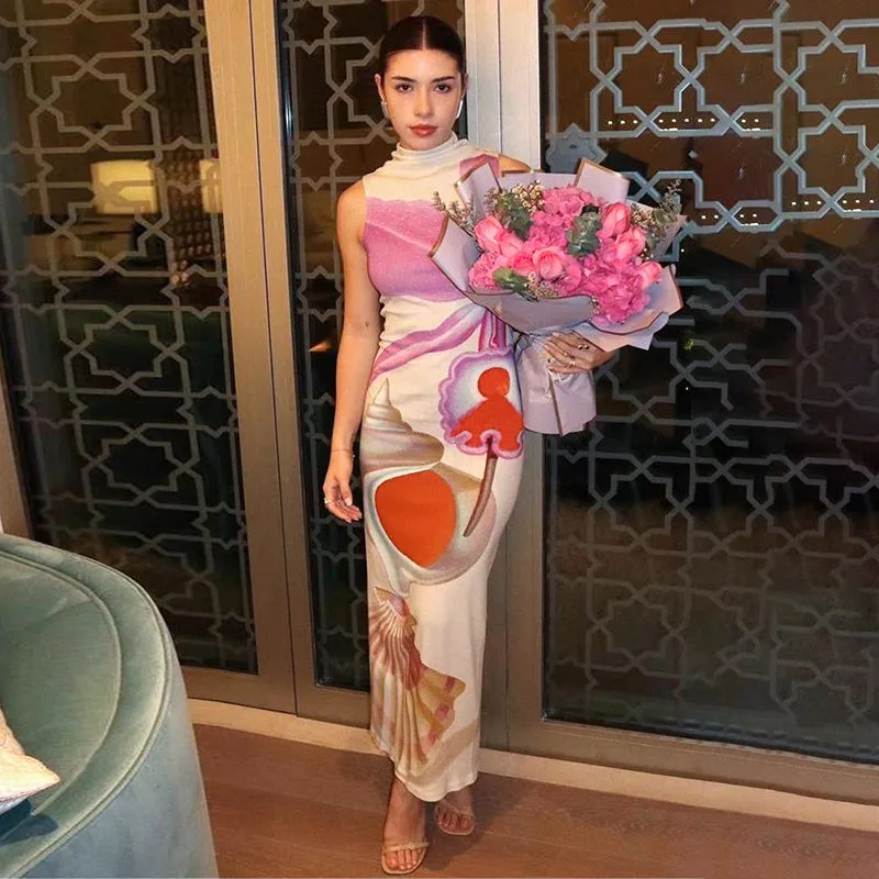 Bonnyshow Promyse Printed Maxi Dress