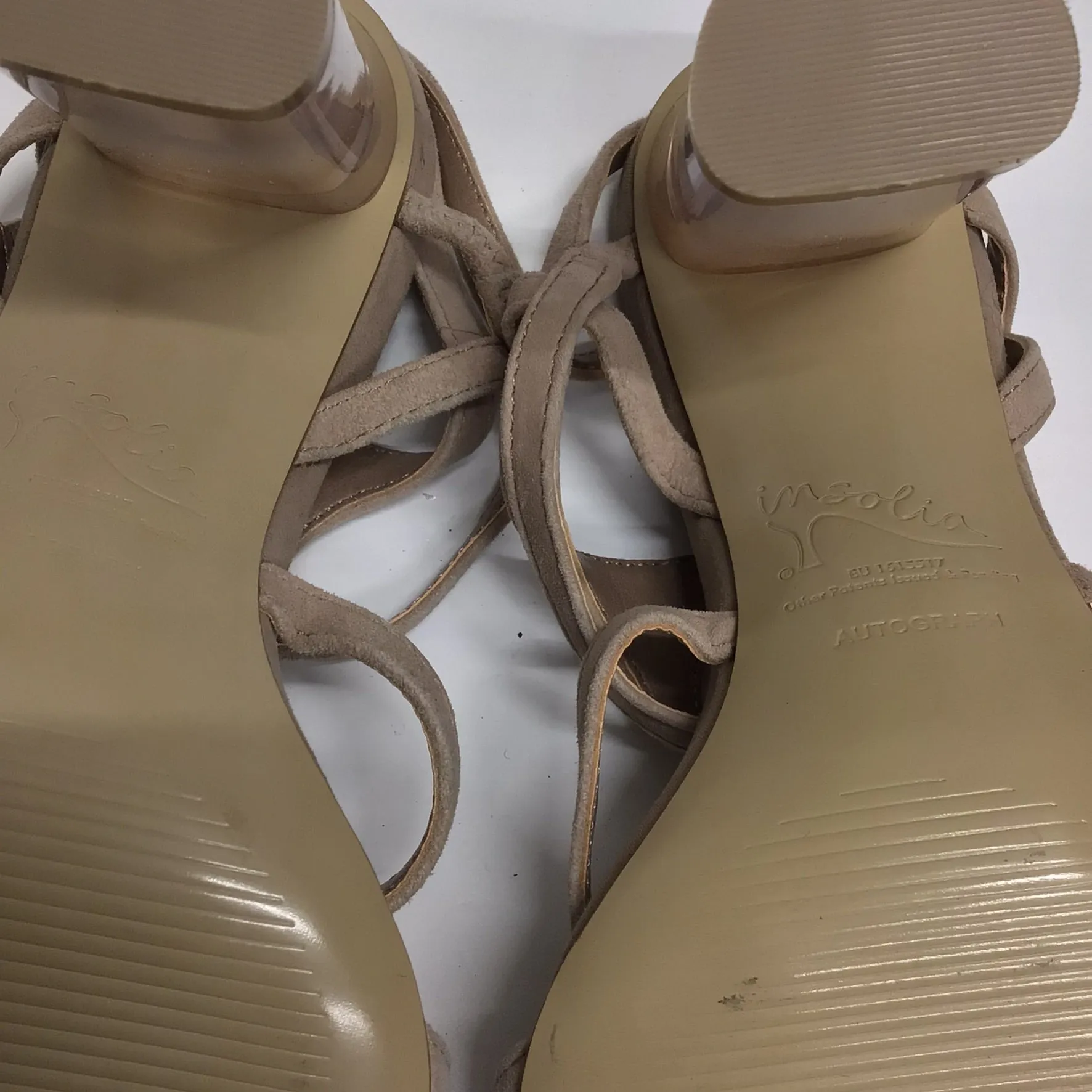 Brand New Autograph Beige Strappy Heeled Sandals Size 3 UK