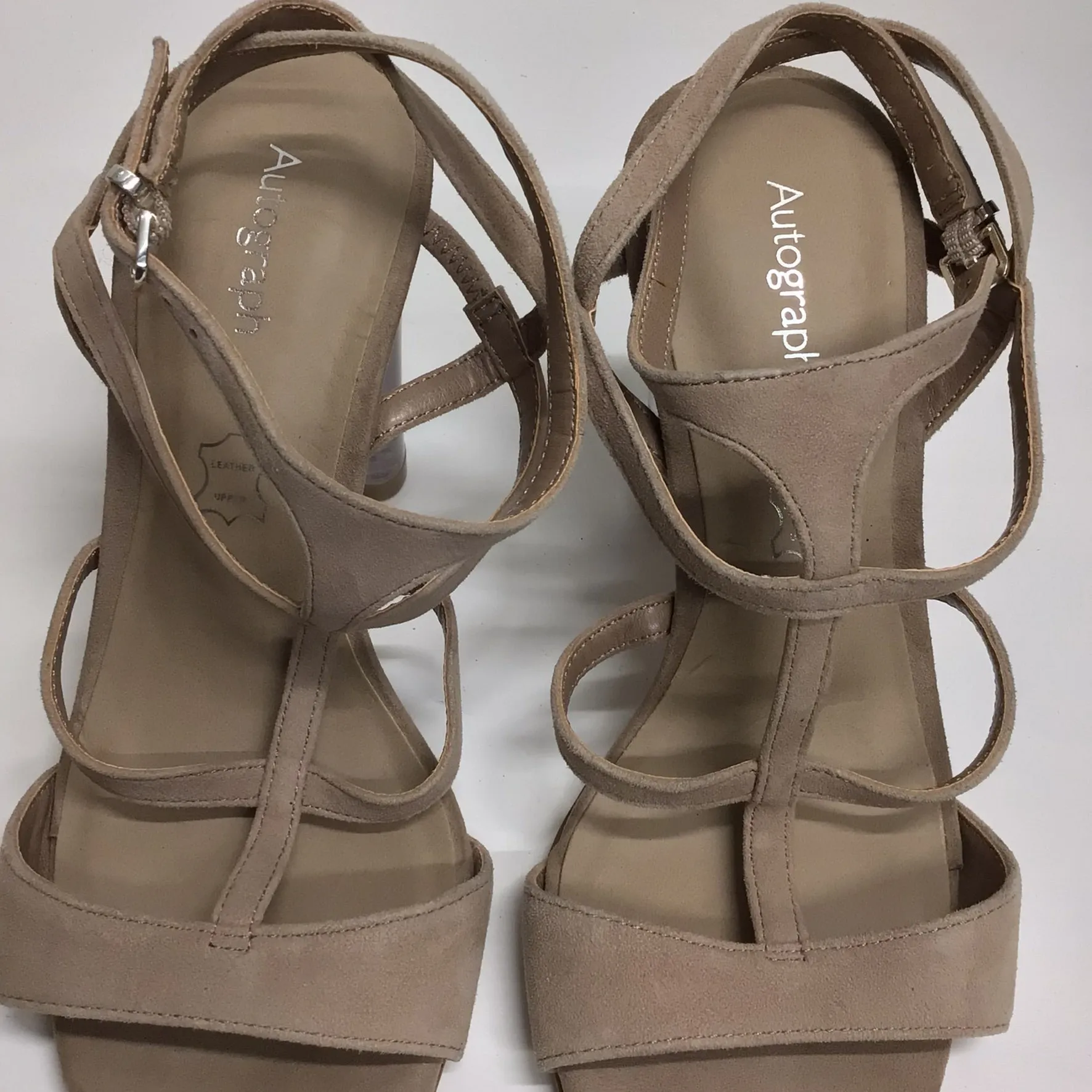 Brand New Autograph Beige Strappy Heeled Sandals Size 3 UK