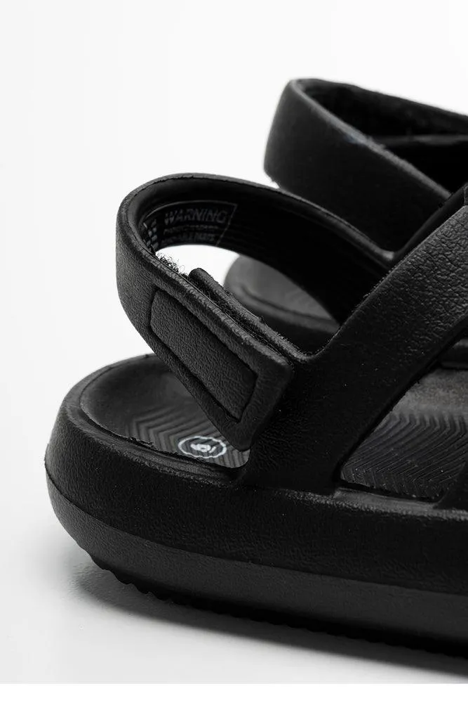 Caged Sandal Black