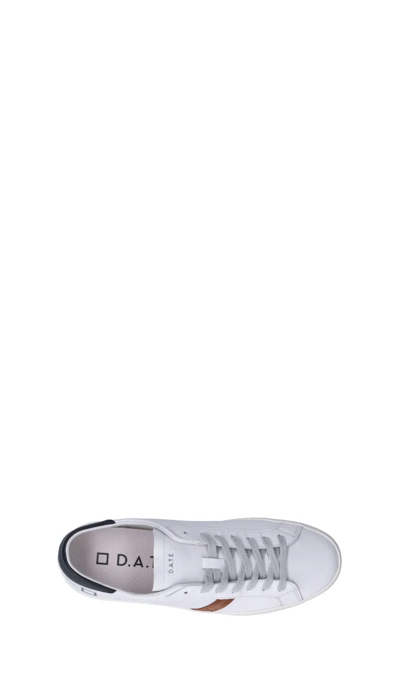 D.A.T.E. Sneaker uomo bianca/blu in pelle