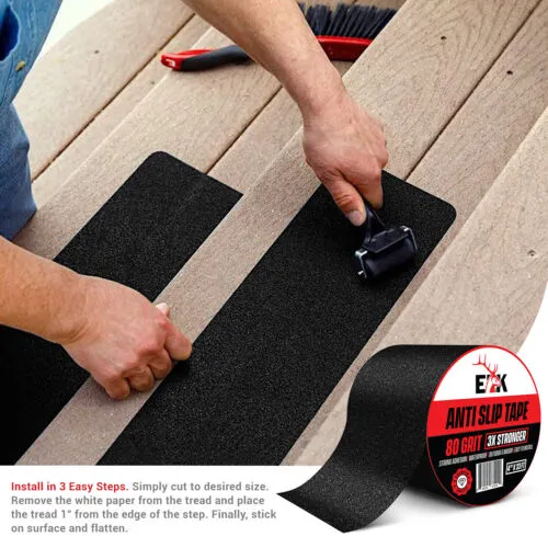 ELK - Anti-Slip Tape - Heavy Duty 80 Grit, Ea