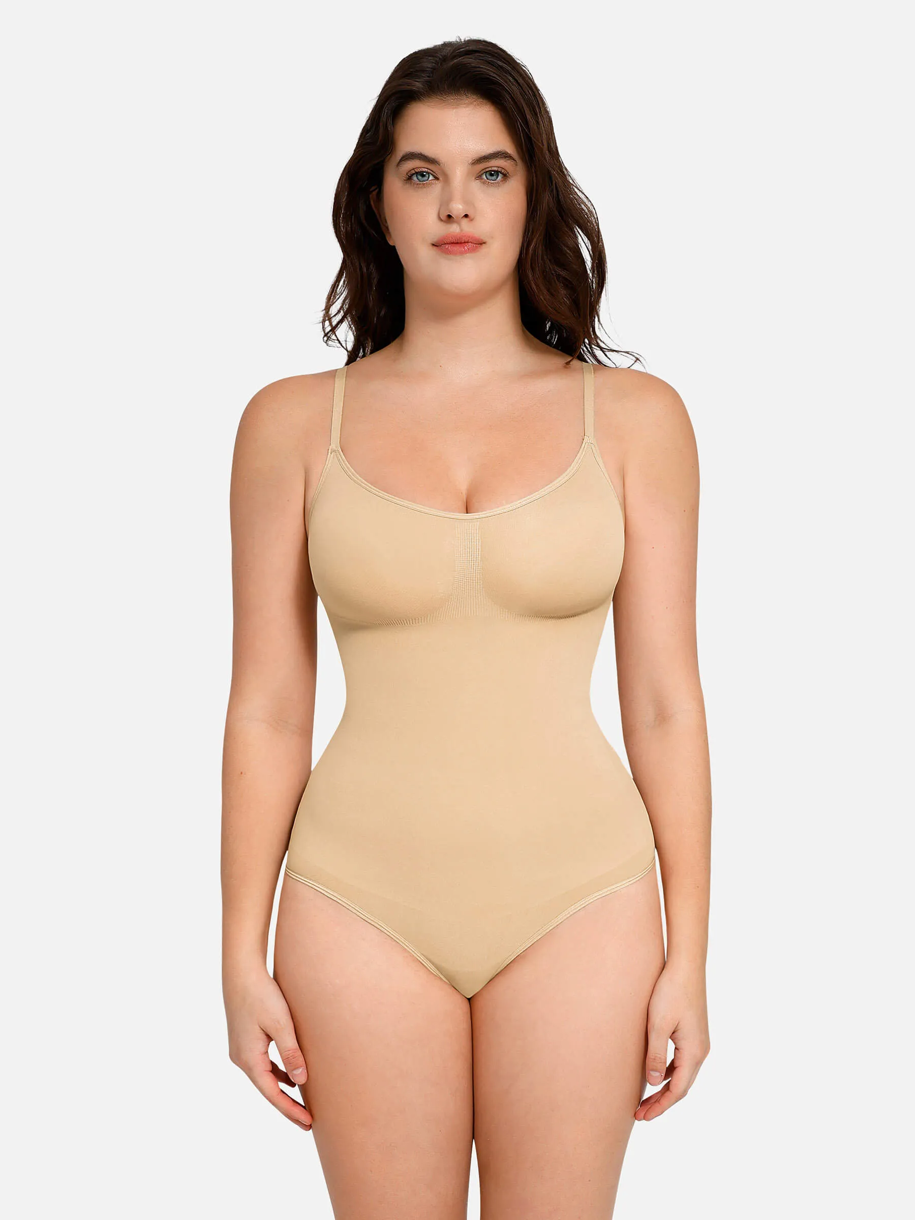 Feelingirl Everyday Wear Seamless Thong Bodysuit