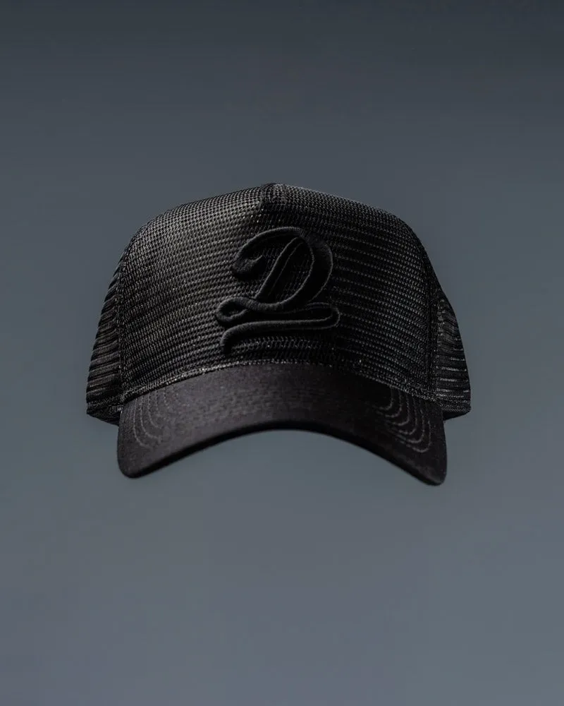 Gorra Para Hombre Negra Con Malla DNM