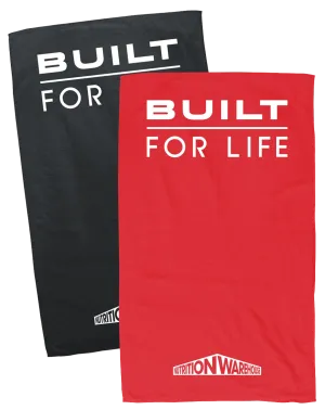 Gym Towel (Built for Life) by Nutrition Warehouse