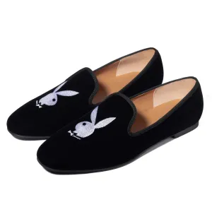 Men Rabbit Head Loafers