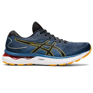Men's Asics GEL-Nimbus 24, Azure/Amber, 9.5 D Medium