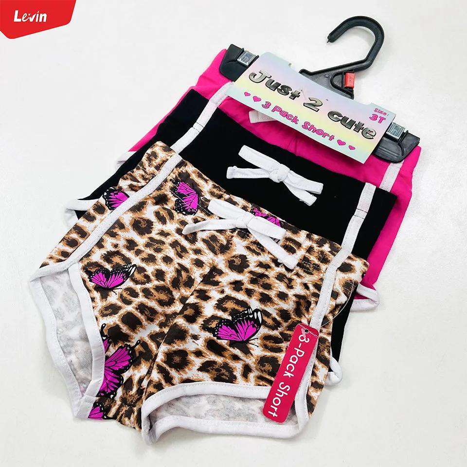 Pack of 3 Girls Summer Cotton Dolphin Short
