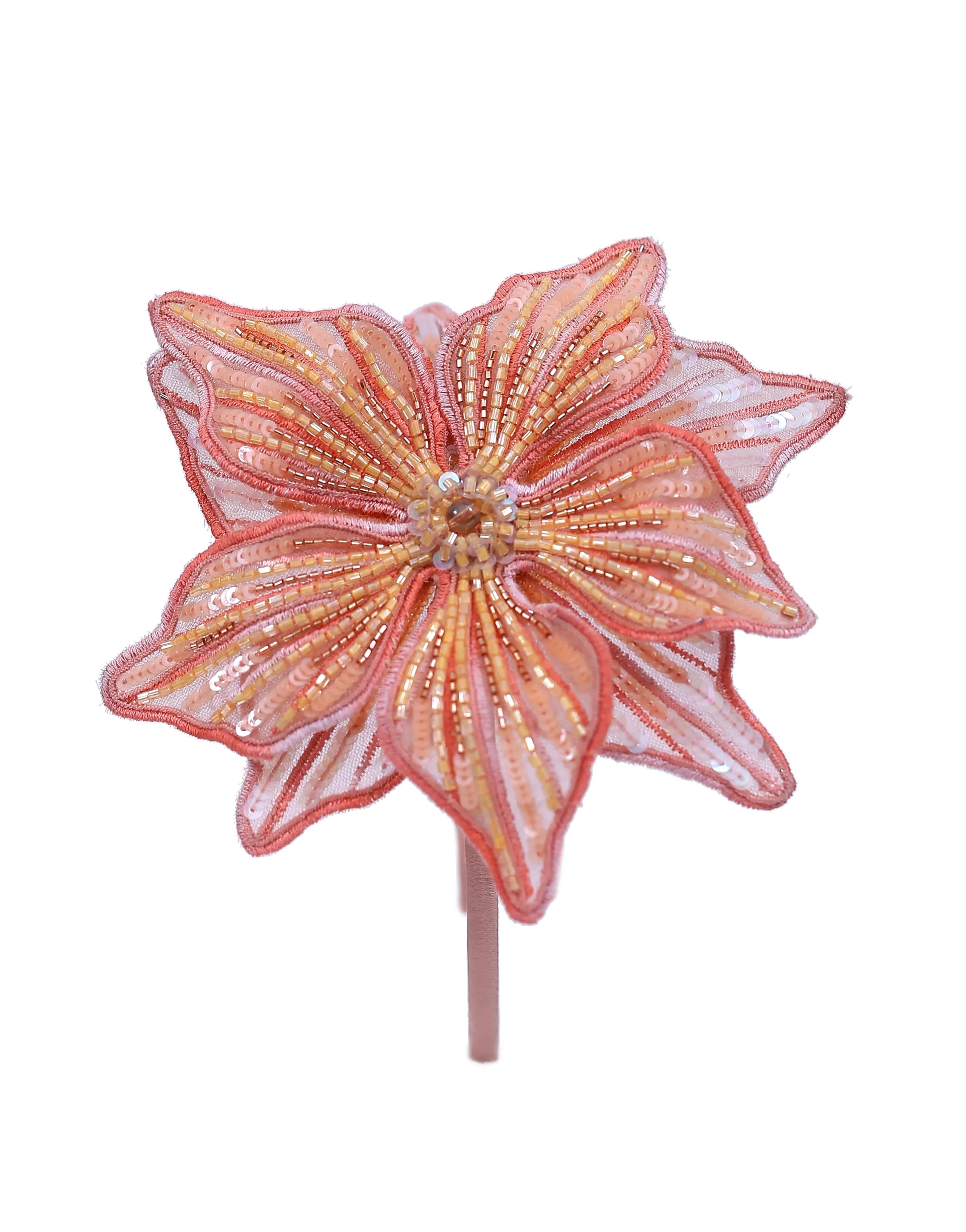 Peach Lilly Headband