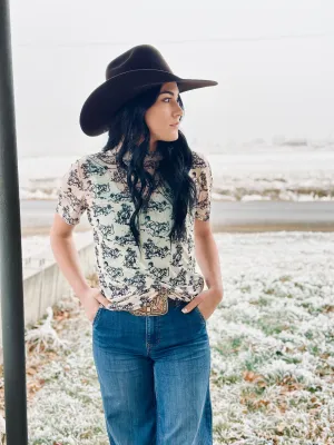 Ranchin' Mesh Top
