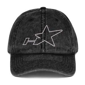 Y2K Logo Vintage Cotton Denim Cap